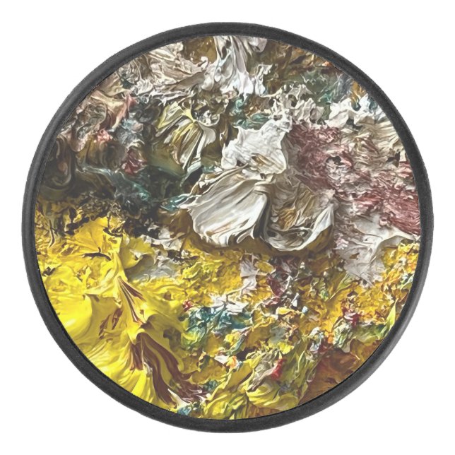 Disco De Hockey Paleta de artista #1 (Anverso)