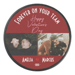 Disco De Hockey Para siempre en su equipo El día de San Valentín 2