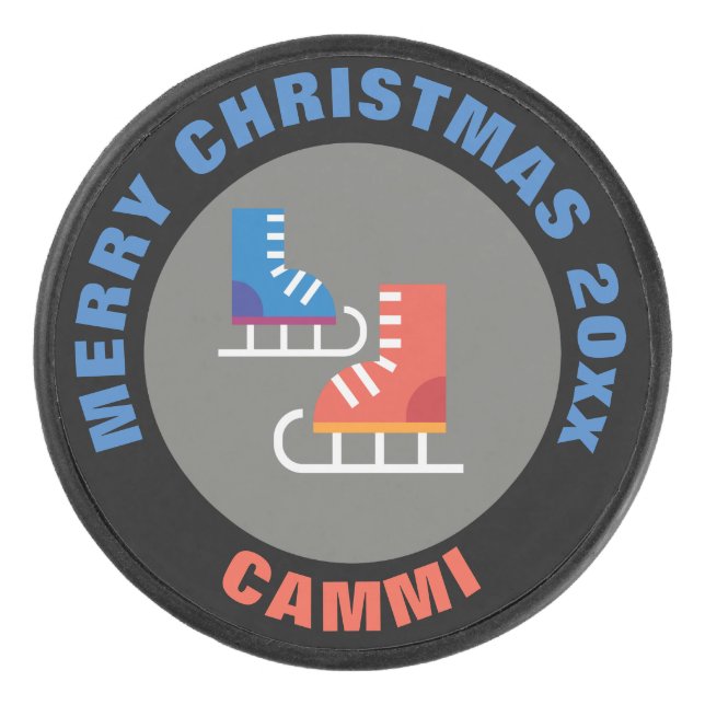 Disco De Hockey Patines de hielo de hockey sobre hielo/patines de  (Anverso)