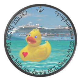 Disco De Hockey Pato de crucero personalizado para adultos