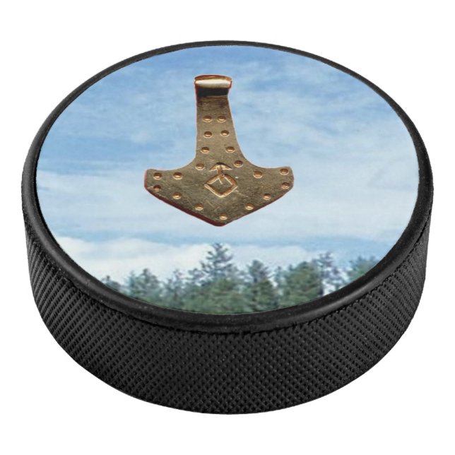 Disco De Hockey Pato de hockey Gold Thor Hammer (3/4)