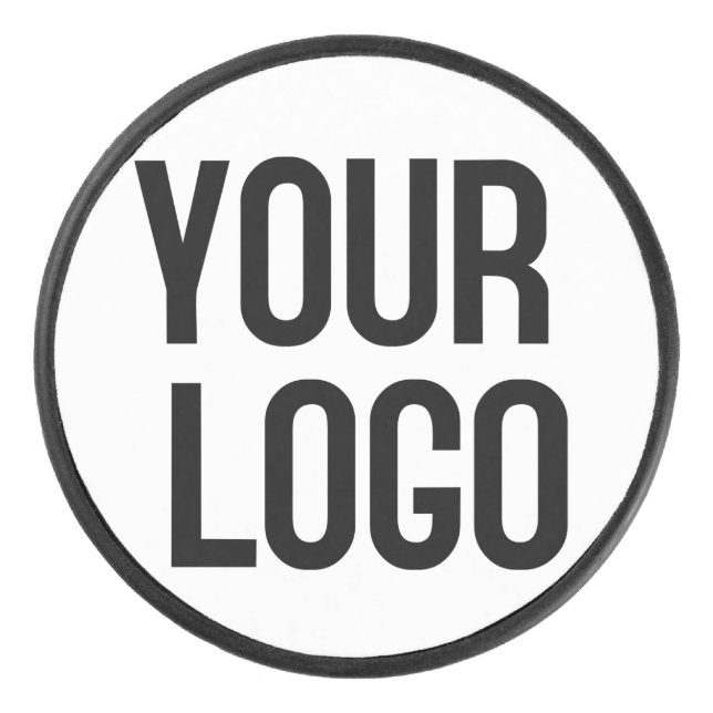 Disco De Hockey Pato de hockey sobre hielo personalizado (Anverso)