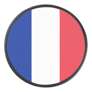 Disco De Hockey Pato patriótico de hockey con bandera de Francia