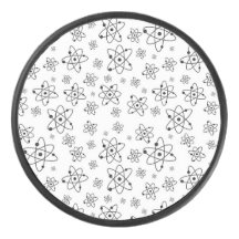 Patrón de edad atómica retro de átomos