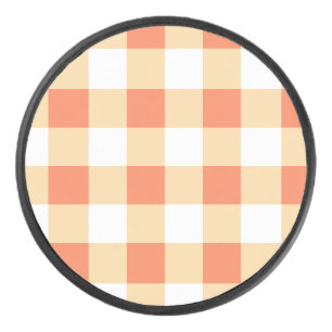 Disco De Hockey Patrón de Gingham