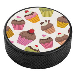 Disco De Hockey Patrón de magdalena, patrón de muffin, chocolate, 