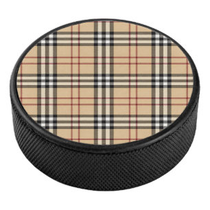 Disco De Hockey Patrón de Tartán Escocés
