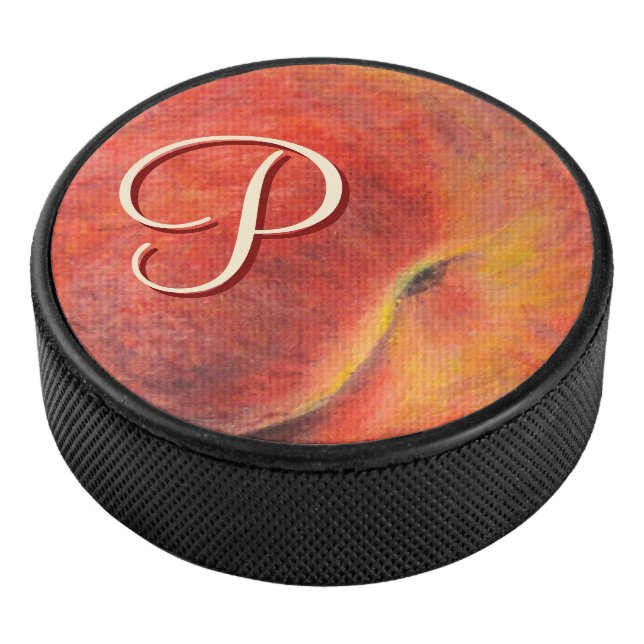 Disco De Hockey Peach Hockey Puck (3/4)