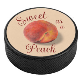 Disco De Hockey Peach Hockey Puck