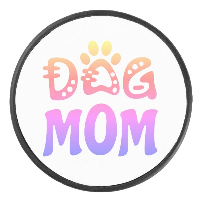 Disco De Hockey Perro Mamá (Anverso)