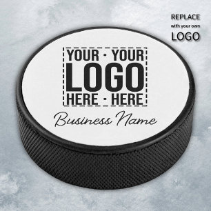 Disco De Hockey Personalizado Business Logo Empresa Corporativa Gu