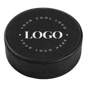 Disco De Hockey Personalizado Circle Round Business Logo de marca 