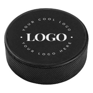 Disco De Hockey Personalizado Circle Round Business Logo de marca 