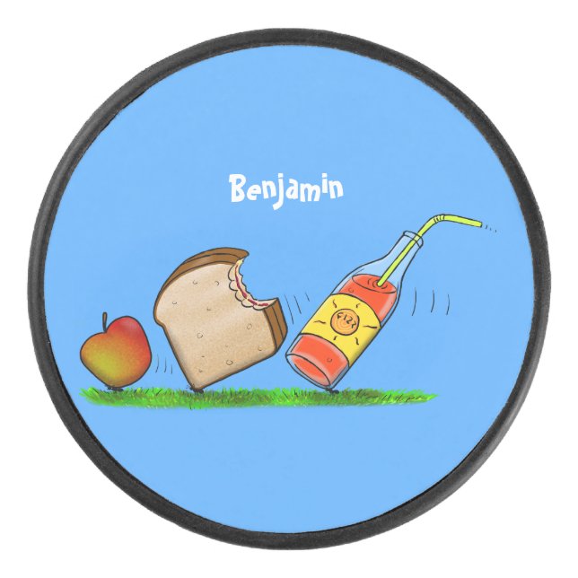 Disco De Hockey Personalizado de hormigas divertidas (Anverso)