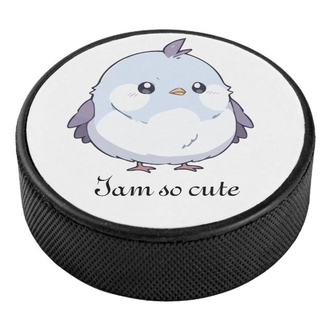 Disco De Hockey Personalizado de pájaro Cute Kawaii Chubby - Paste (3/4)