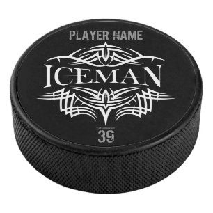 Disco De Hockey Personalizado el hockey tribal (Iceman)
