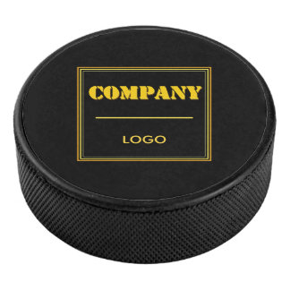 Disco De Hockey Personalized Company Black Modern Custom Business