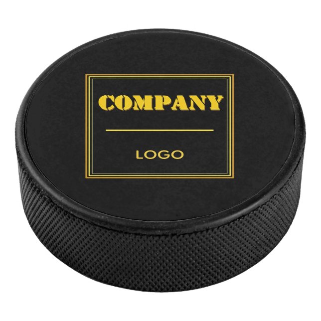 Disco De Hockey Personalized Company Black Modern Custom Business (3/4)