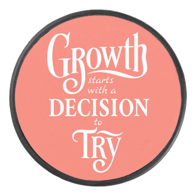 Disco De Hockey Pink Hockey Puck (Anverso)