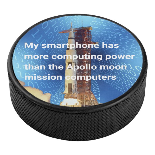 Disco De Hockey Poder informático Apolo 11 (3/4)