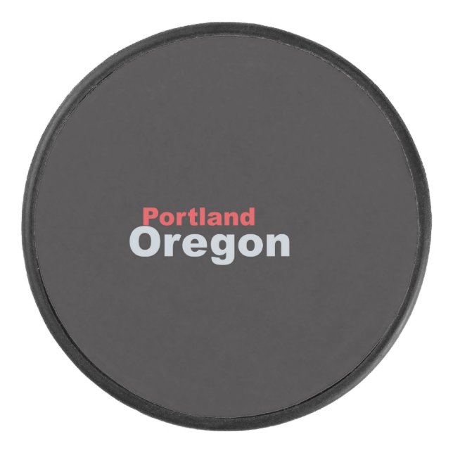 Disco De Hockey Portland, Puck de hockey Oregon (Anverso)