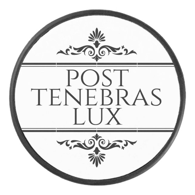 Disco De Hockey Post Tenebras Lux (Anverso)