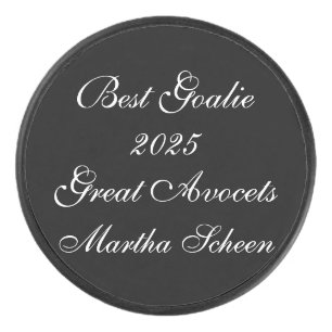 Disco De Hockey Premio Fancy Black & White: 
