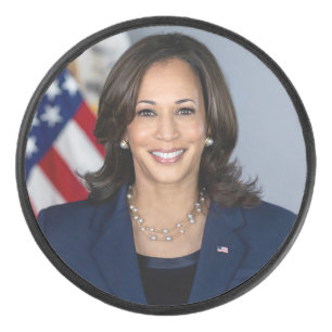 Disco De Hockey Presidente Candidato Kamala Harris US 2024