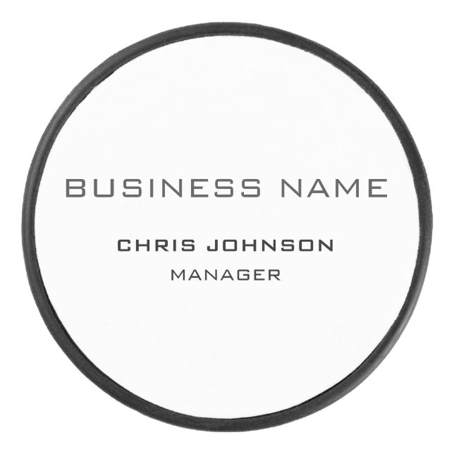 Disco De Hockey Profesional moderno sencillo (Anverso)