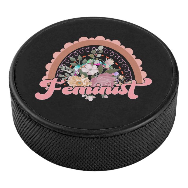 Disco De Hockey Puck de hockey feminista (3/4)