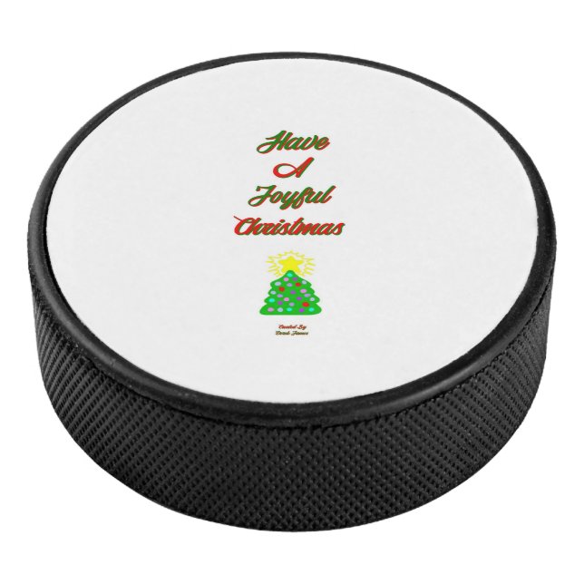 Disco De Hockey Puck de hockey para Navidades alegres (3/4)
