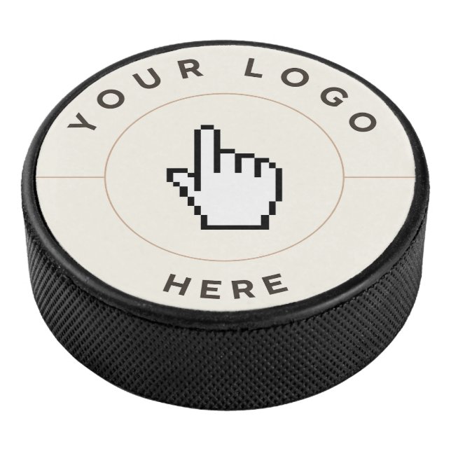 Disco De Hockey Puck de hockey - Personalizado (añadir texto/logot (3/4)