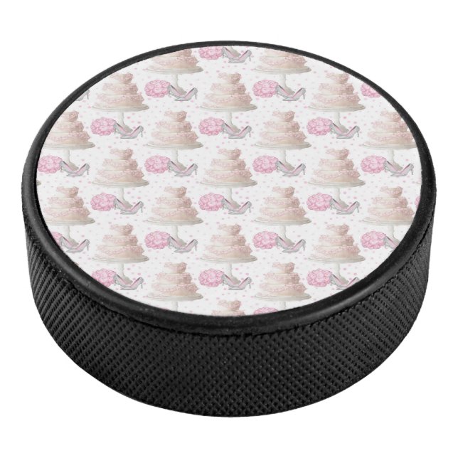 Disco De Hockey Puck de hockey sobre pastel boda (3/4)