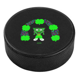 Disco De Hockey Puck de hockey sobre queso de San Patricio
