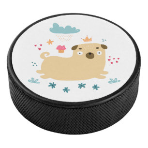 Disco De Hockey Puggy Happy Hockey Puck