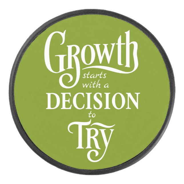 Disco De Hockey Puto verde de hockey (Anverso)