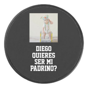 Disco De Hockey Quieres Ser Mi Padrino Propuesta de Padrino Deport