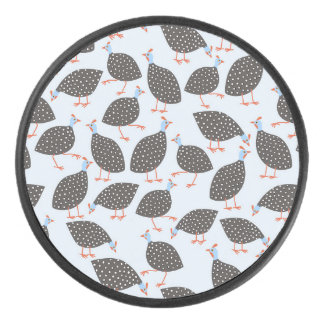 Disco De Hockey Quirky Guinea Patrón de aves
