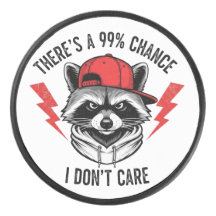 Raccoon gracioso Hay un 99% de posibilidades de qu