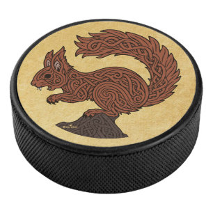 Disco De Hockey Ratatöskr, ardilla nórdica/vikinga