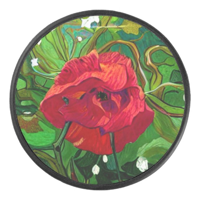 DISCO DE HOCKEY RED ROSE  (Anverso)