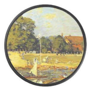 Disco De Hockey Regatta en Hampton Court Alfred Sisley Poster