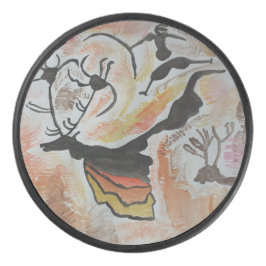 Disco De Hockey Resumen de arte rupestre