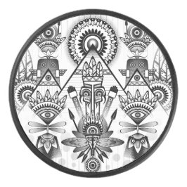 Disco De Hockey Resumen de la antigua tribu indígena