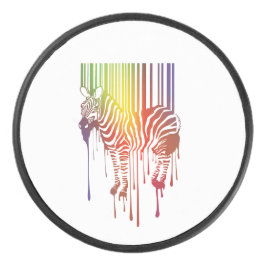 Disco De Hockey Resumen del bastón de hockey sobre cebra