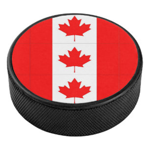 DISCO DE HOCKEY ROPA DE HOCKEY DE BANDERA CANADIENSE