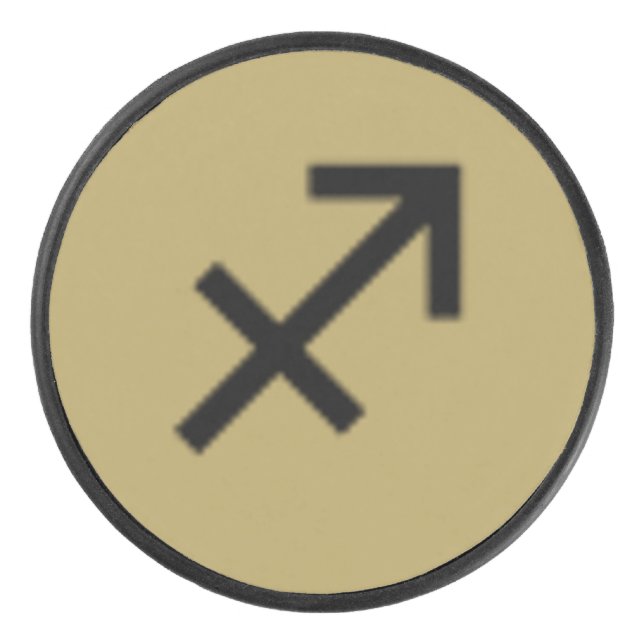 Disco De Hockey Sagittarius Zodiac Symbol Stby K Yoncich (Anverso)