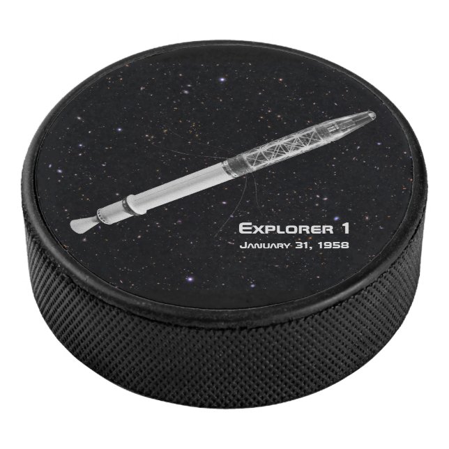 Disco De Hockey Satélite Explorer 1 Cielo Estrellado (3/4)
