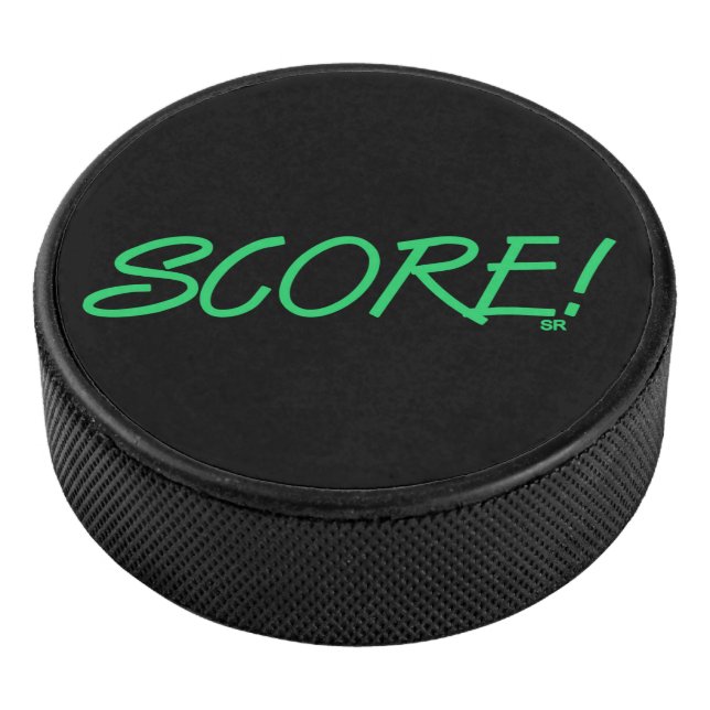 Disco De Hockey Score black hockey puck (3/4)