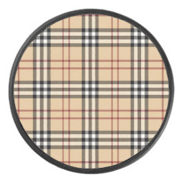 Disco De Hockey Scottish Tartan Pattern    